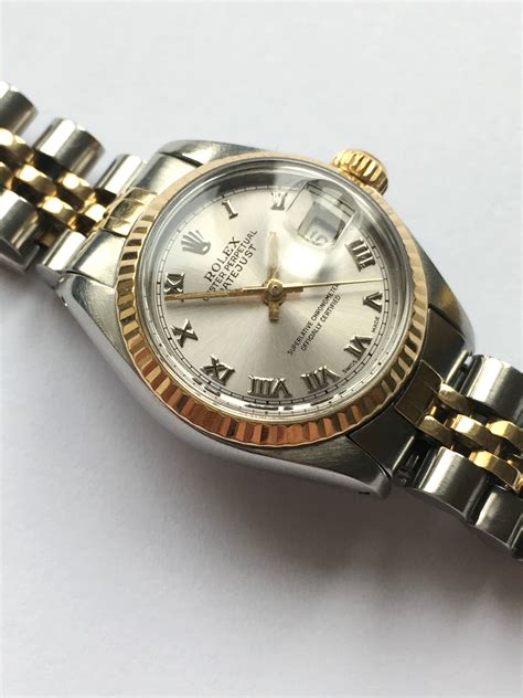 damen rolex datejust stahl gold 40 jahre alt|rolex dame datejust.